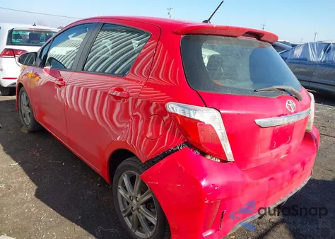 2013 Toyota Yaris Se из США, поврежденный, VIN JTDKTUD37DD561256